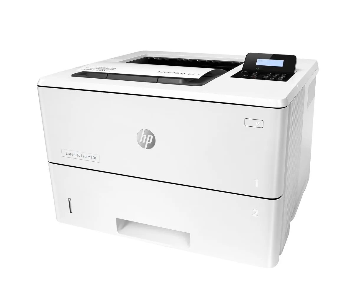 IMPRESORA HP LASERJET PRO M501DN IMPRESORA LÁSER MONOCROMÁTICA, 45 PPM, DUPLEX AUTOMÁTICO, RED ETHERNET Y USB